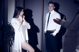 Bride’s Double Life Titty fucking, Cum on face, Big ass